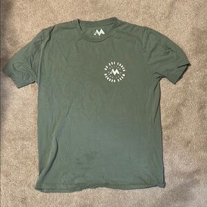 Mountain Logo Green T-Shirt